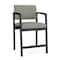 Lesro Lenox Steel Hip Chair Metal Frame, Black, OH Eucalyptus Upholstery LS1161 - alternate 1
